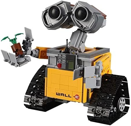 Skyprime Wall-E - Modelo de robot inspirado en Lego, regalo de juguete de bloques de construcción de rompecabezas, 7.1 pulgadas