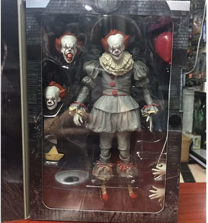 IT: Chapter One 2017 Pennywise 7-Inch Action Figure Collectible, Hobbies Figures, 18 cm, Color Box