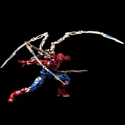 Iron Spider-Man figure, armored joints, movable ornaments model