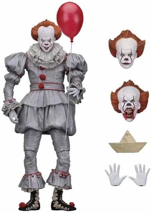 IT: Chapter One 2017 Pennywise 7-Inch Action Figure Collectible, Hobbies Figures, 18 cm, Color Box