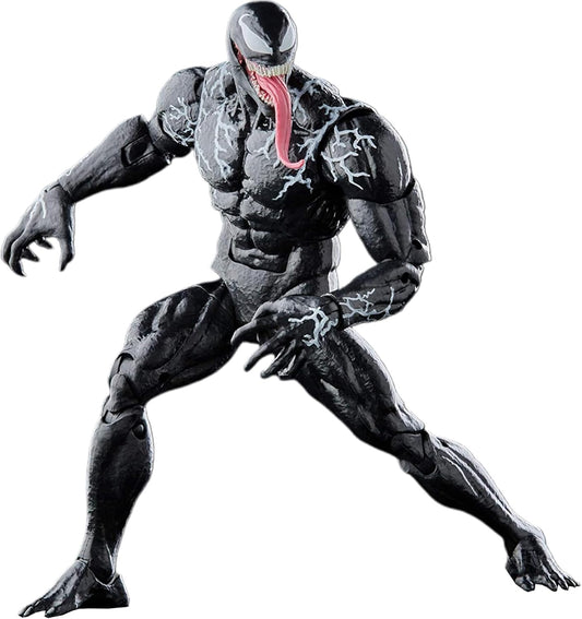 Figurine，Marvel Superhero Massacre Movie Figurine Venom 2-Joint Movable Model Ornament Peripheral Dolls