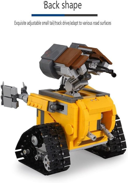 Skyprime Wall-E - Modelo de robot inspirado en Lego, regalo de juguete de bloques de construcción de rompecabezas, 7.1 pulgadas