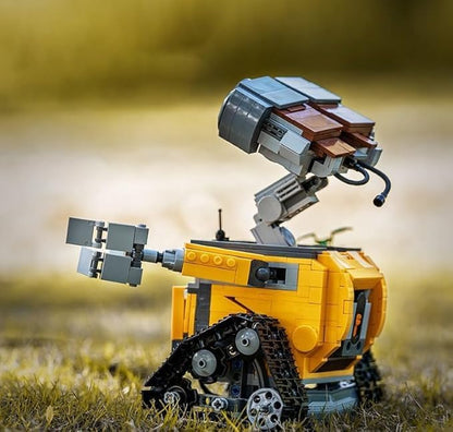 Skyprime Wall-E - Modelo de robot inspirado en Lego, regalo de juguete de bloques de construcción de rompecabezas, 7.1 pulgadas